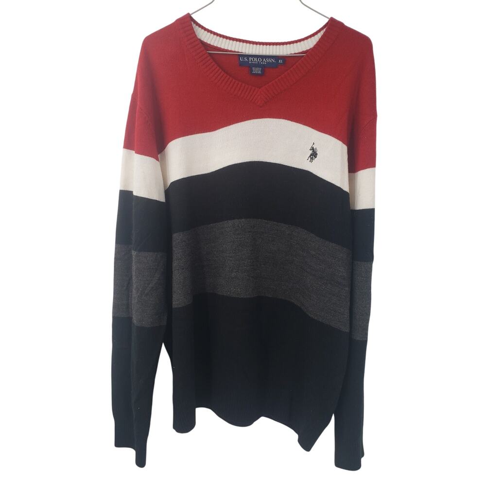 US Polo ASSN Striped Sweater Womens Size Extra Large XL